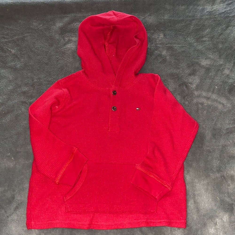 COPY - Tommy Hilfiger Baby Boys Waffle Knit Hooded Shirt